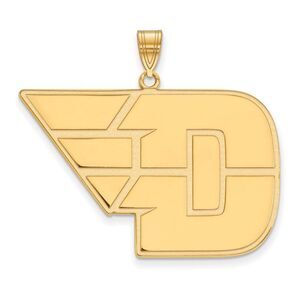 10k Yellow Gold U of Dayton XL Pendant